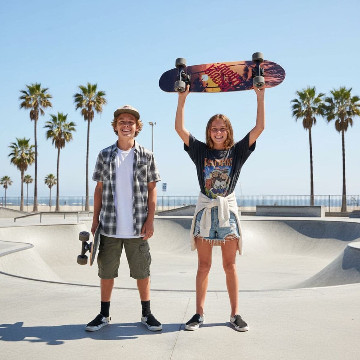 Skateboard Ghettoblaster Cruiser Tropical  28.0" in Skateboard Glad Store - Genova, commercioVirtuoso.it