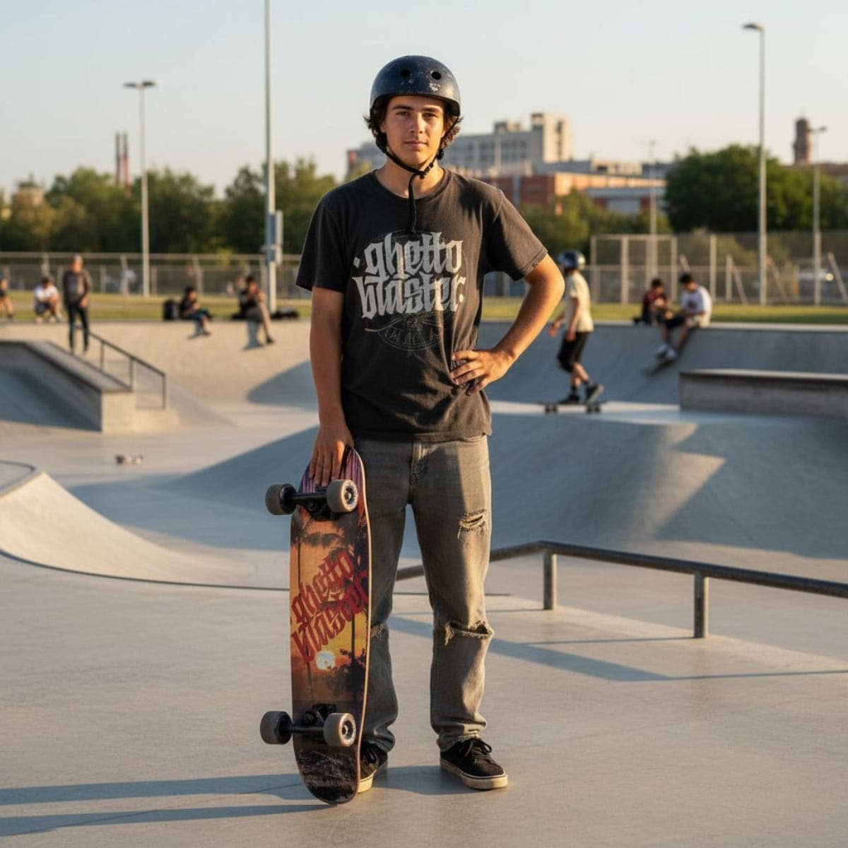 Skateboard Ghettoblaster Cruiser Tropical  28.0" in Skateboard Glad Store - Genova, commercioVirtuoso.it