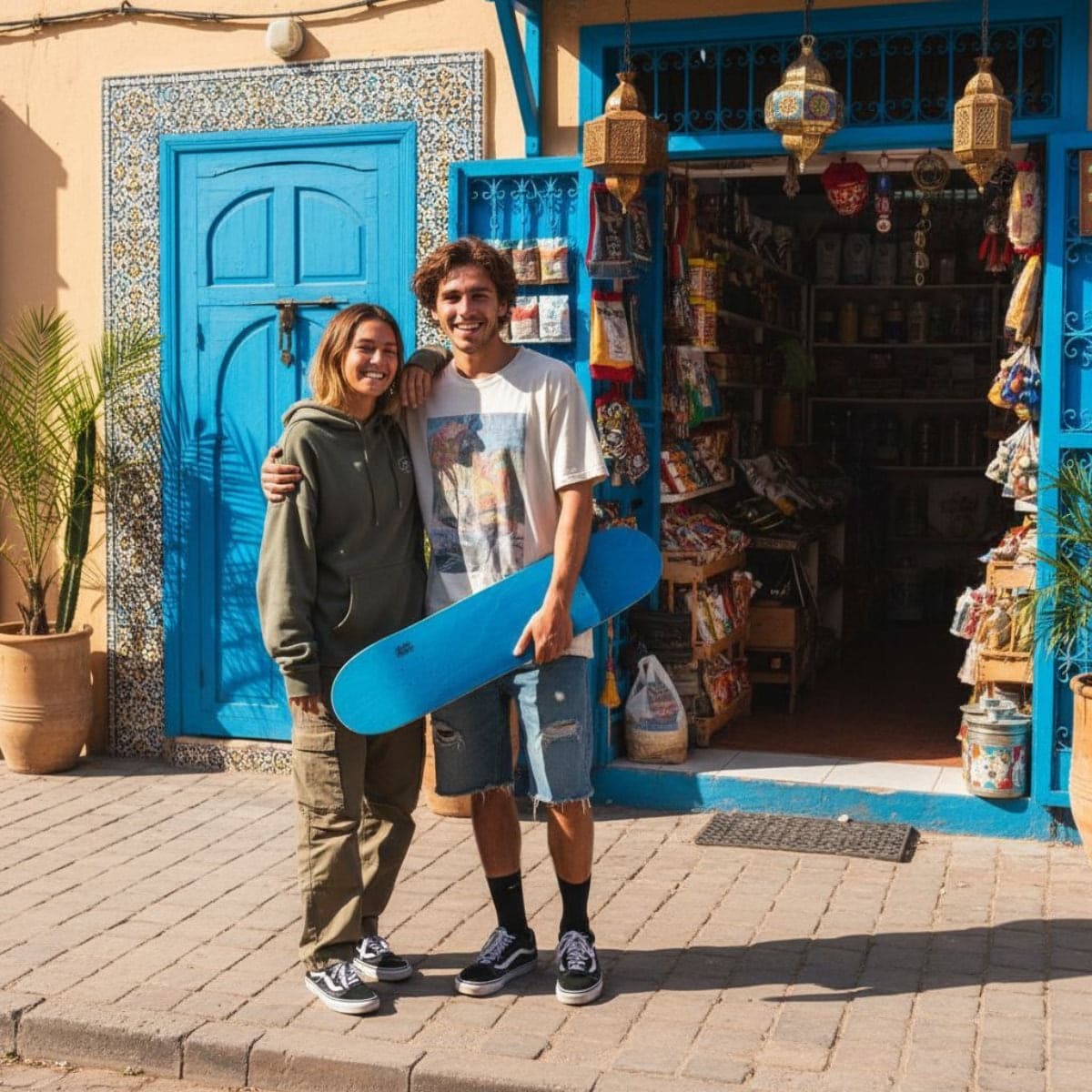 Skateboard Ghettoblaster Tavola Small Logo Olive blue 8.25"" - 11