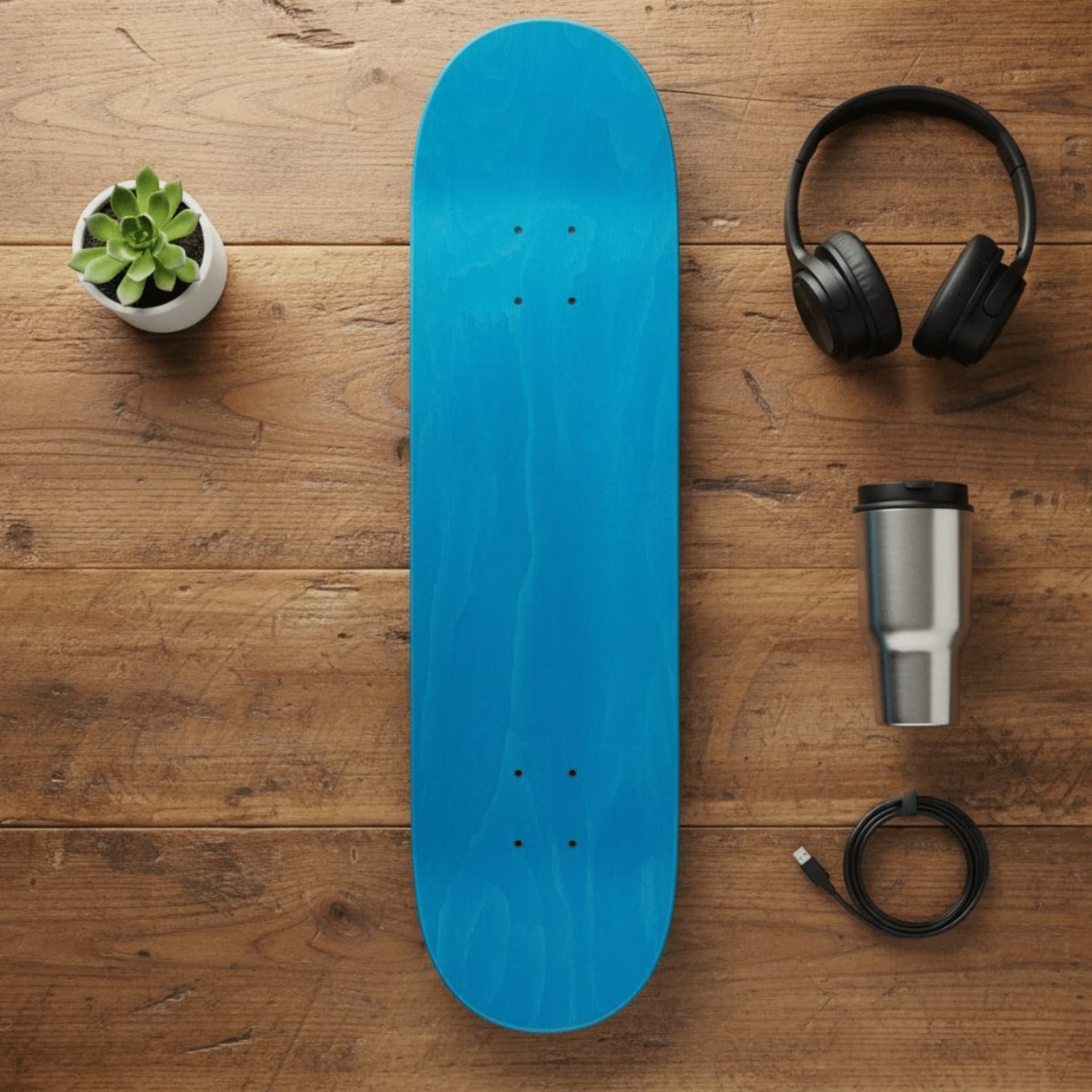 Skateboard Ghettoblaster Tavola Small Logo Olive blue 8.25"" - 6
