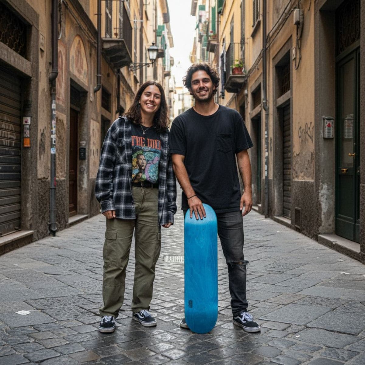 Skateboard Ghettoblaster Tavola Small Logo Olive blue 8.25"" - 10