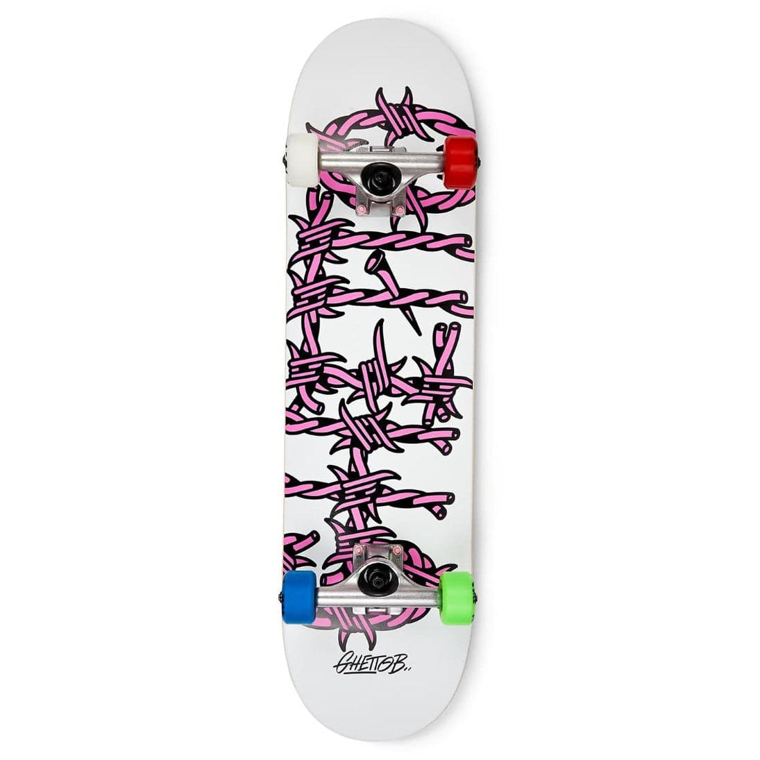 Skateboard Ghettoblaster per iniziare Barded Wire Pink  8.125" - 13