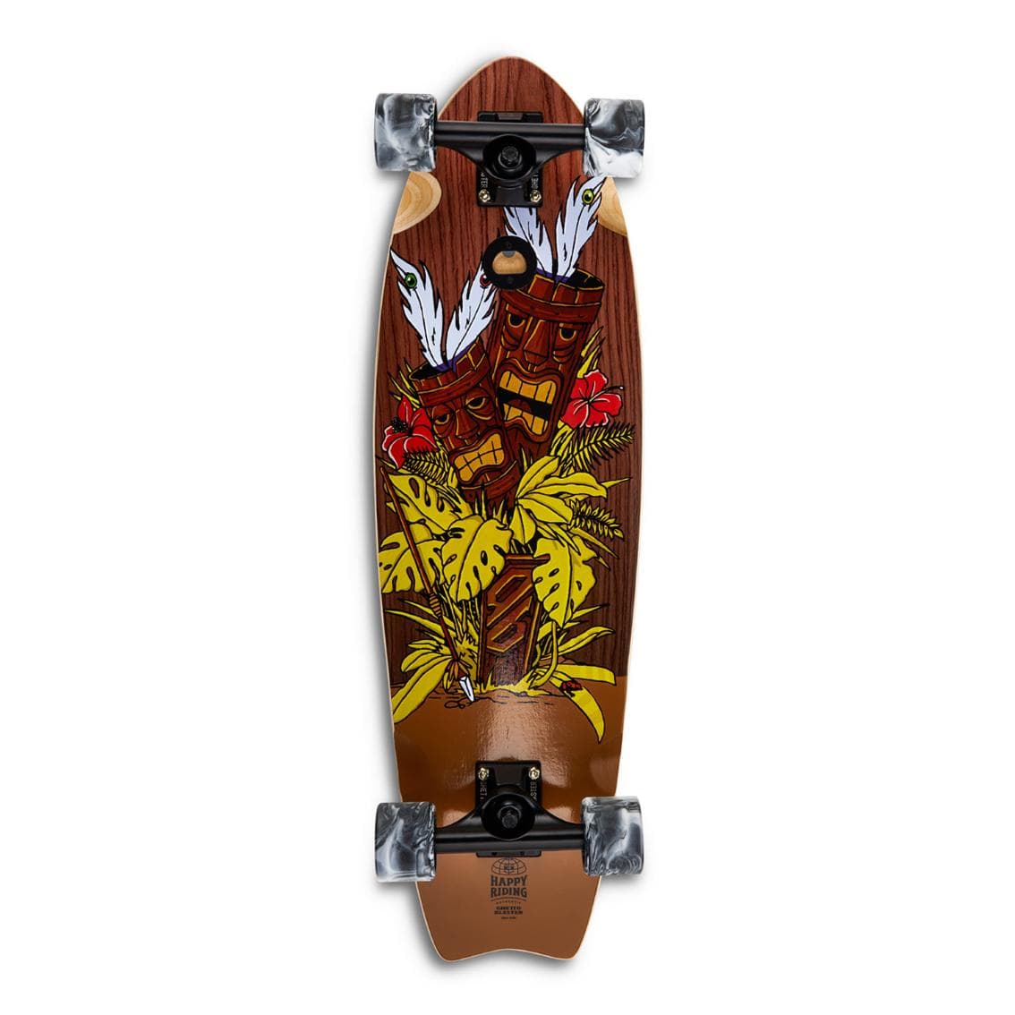 Skateboard Cruiser Ghettoblaster  Mogano Tki Totem Fish Tail  30" -9"