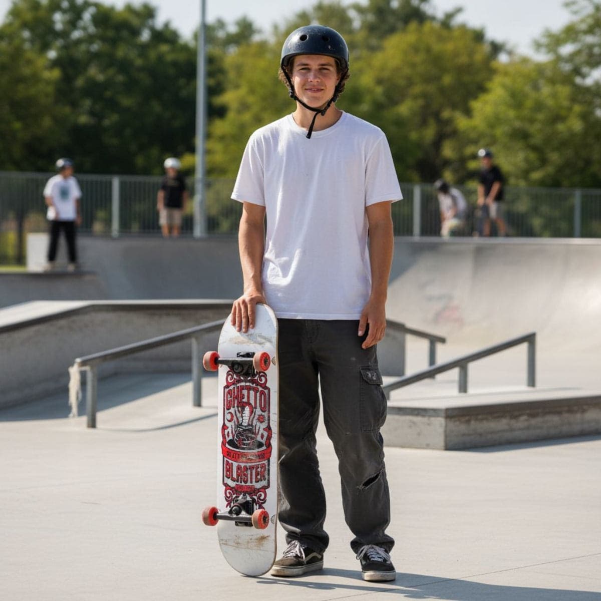 Skateboard Ghettoblaster per iniziare Kobra Red  7.80" in Skateboard Glad Store - Genova, commercioVirtuoso.it
