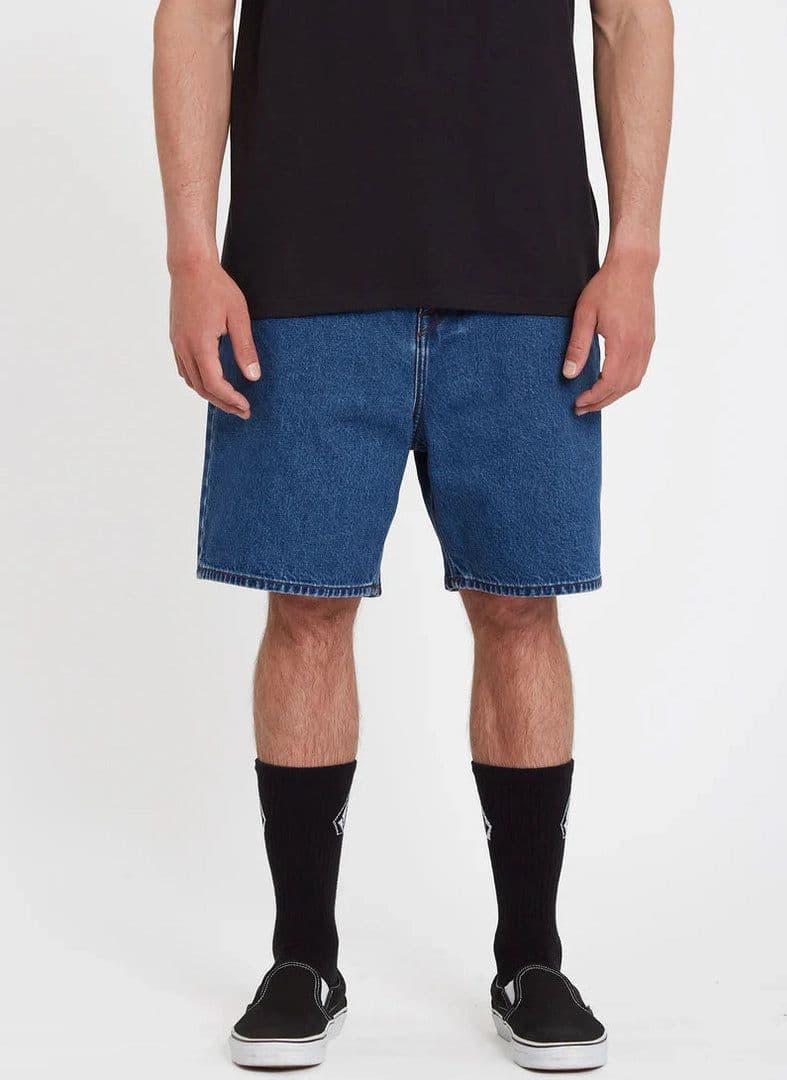 Shorts Volcom Billow Denim oliver mid blue - 3