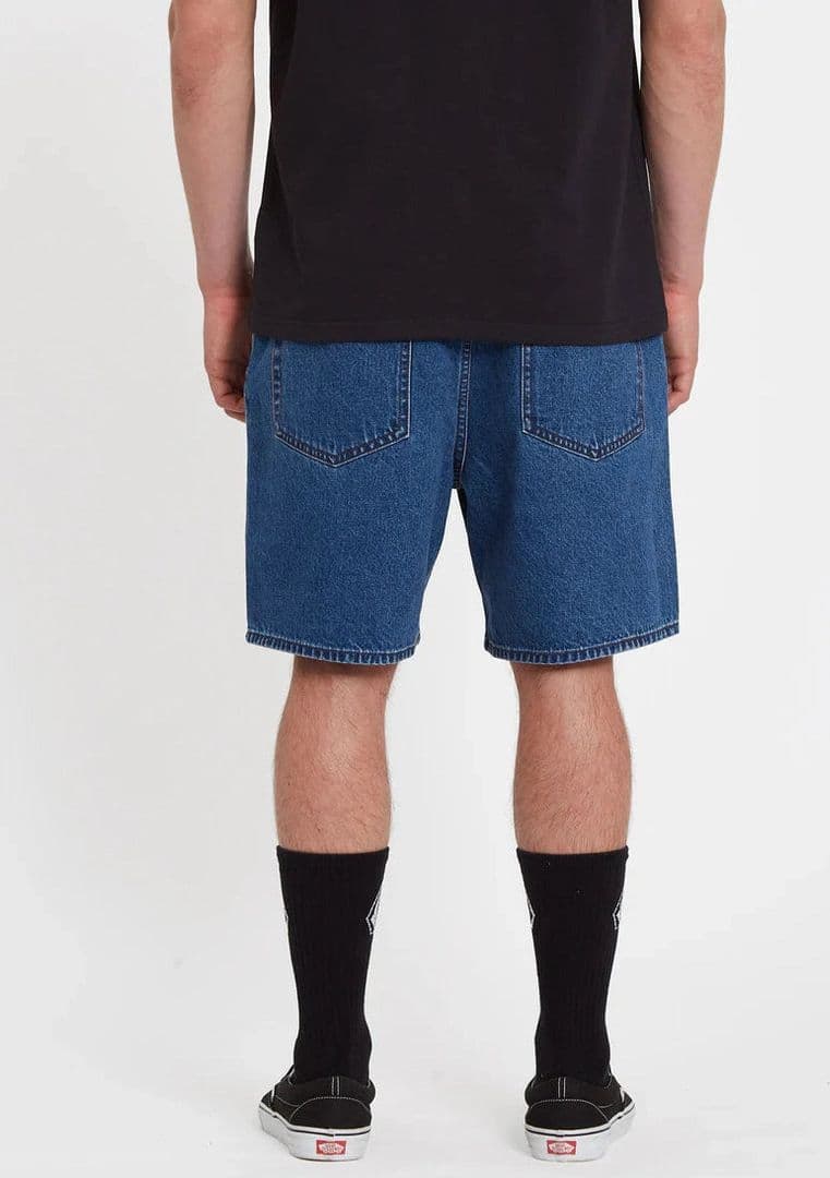 Shorts Volcom Billow Denim oliver mid blue - 5