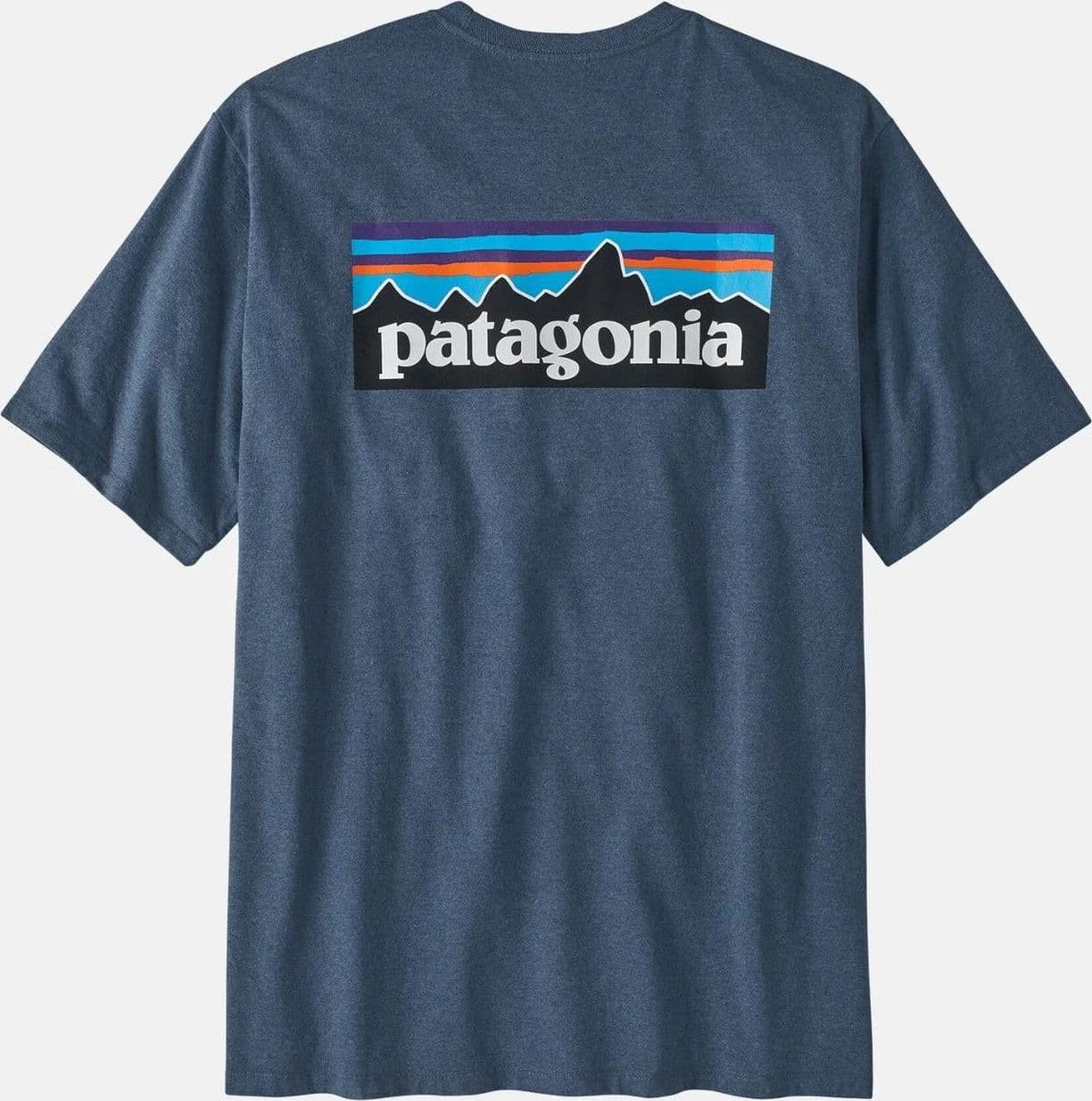 T-shirt Patagonia P-6 Logo Responsibili-tee utility blue