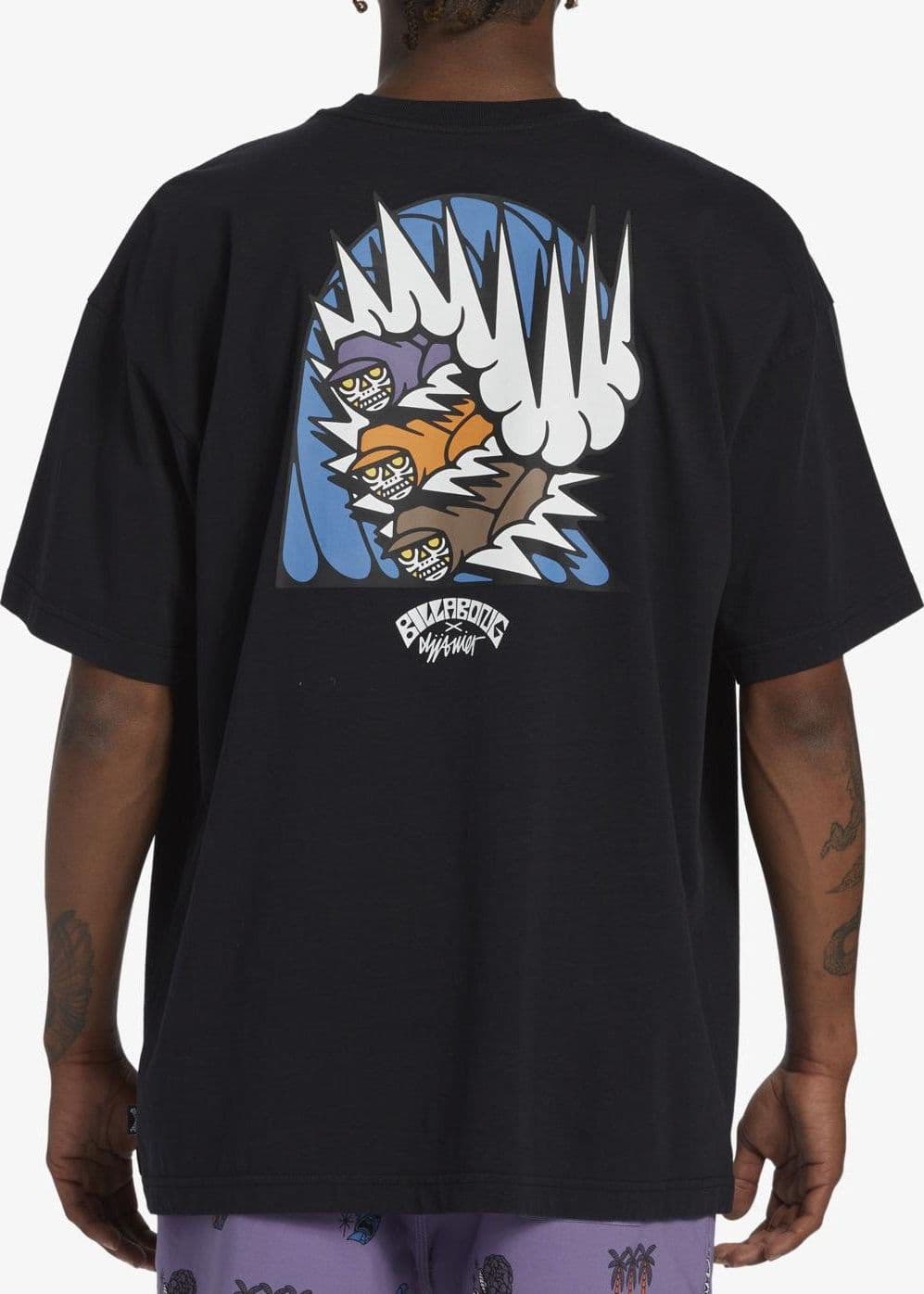 T-shirt Billabong Party Wave black
