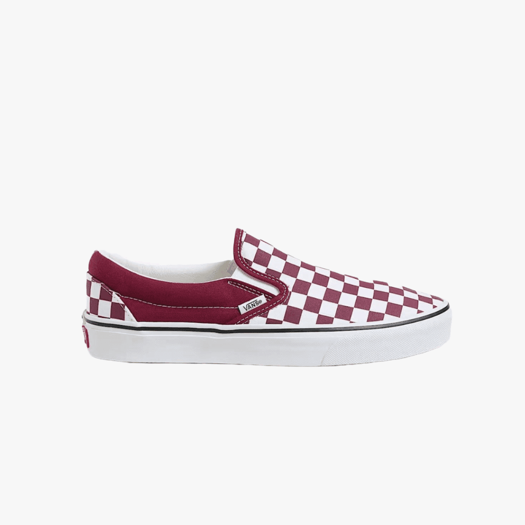 Sneakers Vans Slip-On bordeaux checkerboard - 6