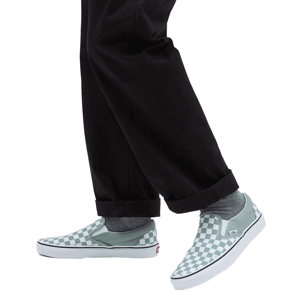 Sneakers Vans Slip-On green checkerboard - 5