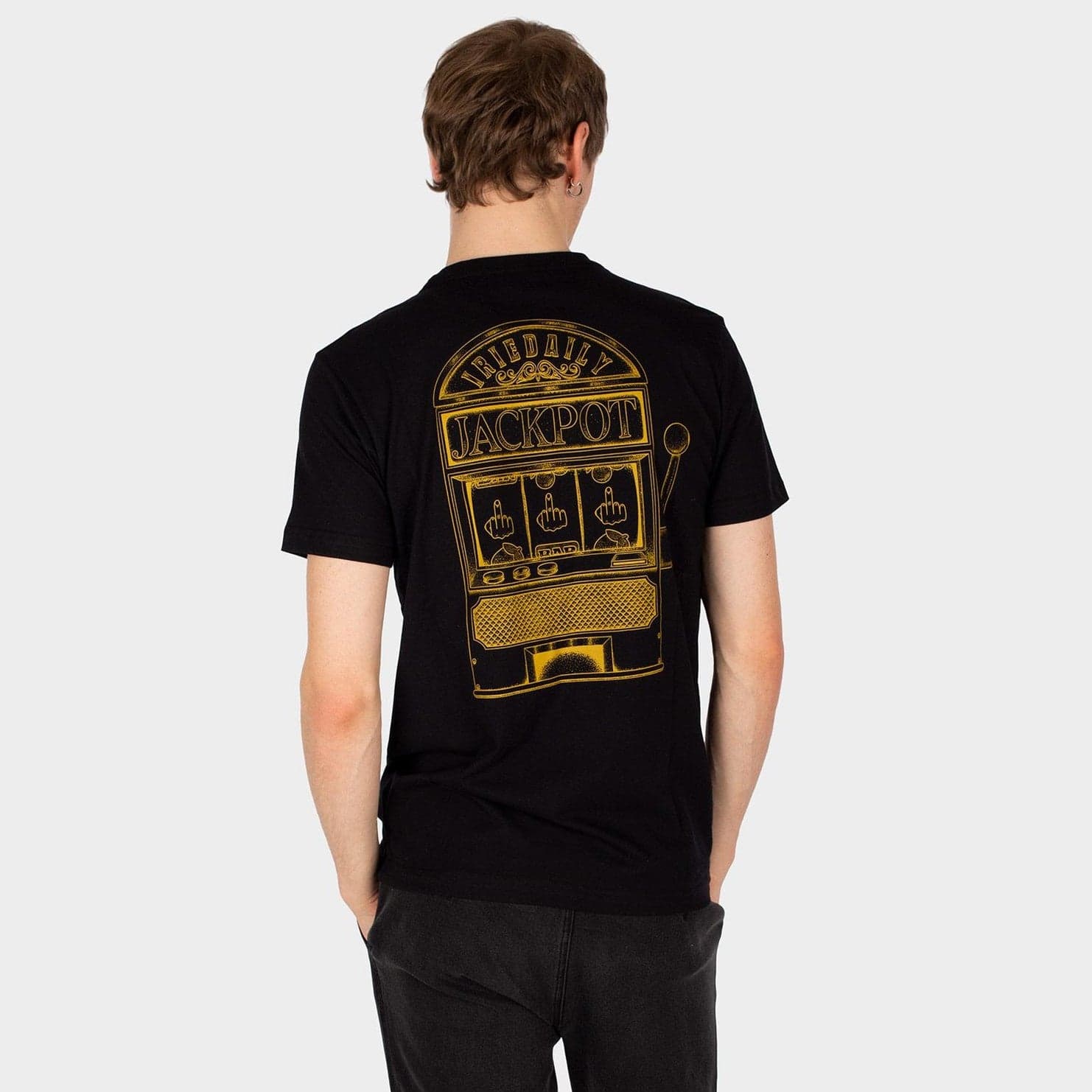 T-shirt Iriedaily Good Luck black