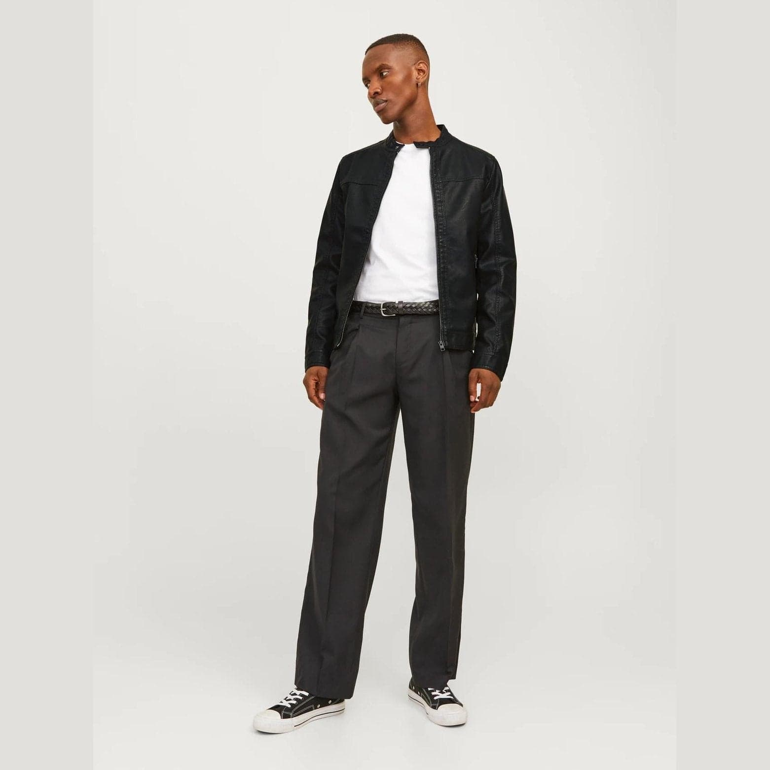 Giacca Jack & Jones Arner Leather black - 4