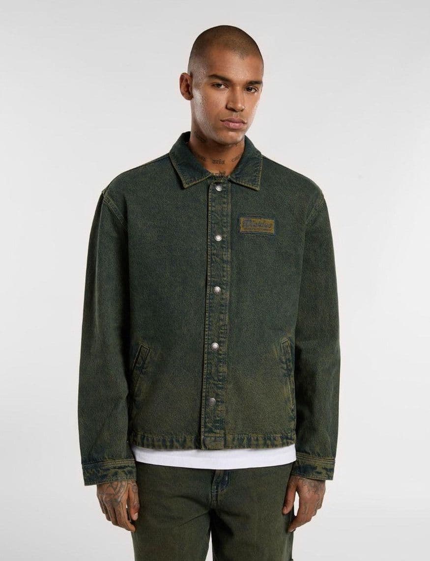 Giacca Dickies Lewiston Denim green tone in Giacche Glad Store - Genova, commercioVirtuoso.it