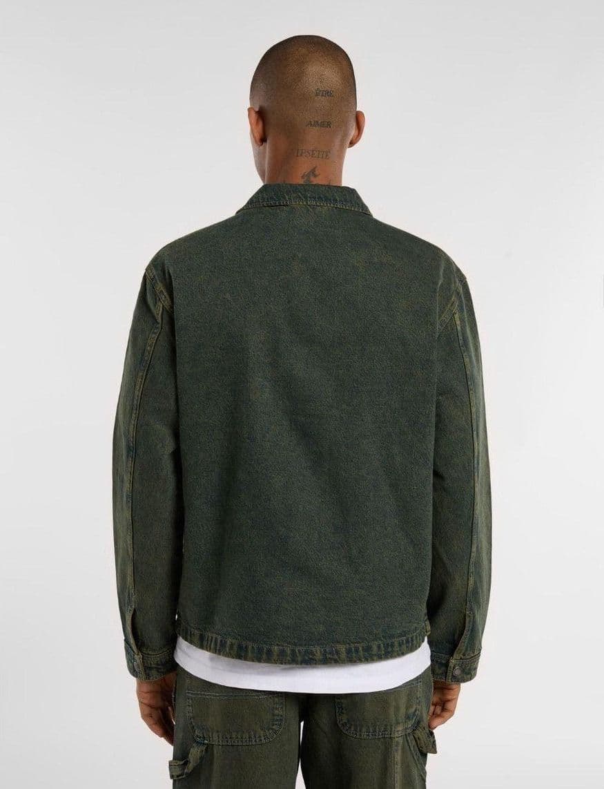 Giacca Dickies Lewiston Denim green tone in Giacche Glad Store - Genova, commercioVirtuoso.it