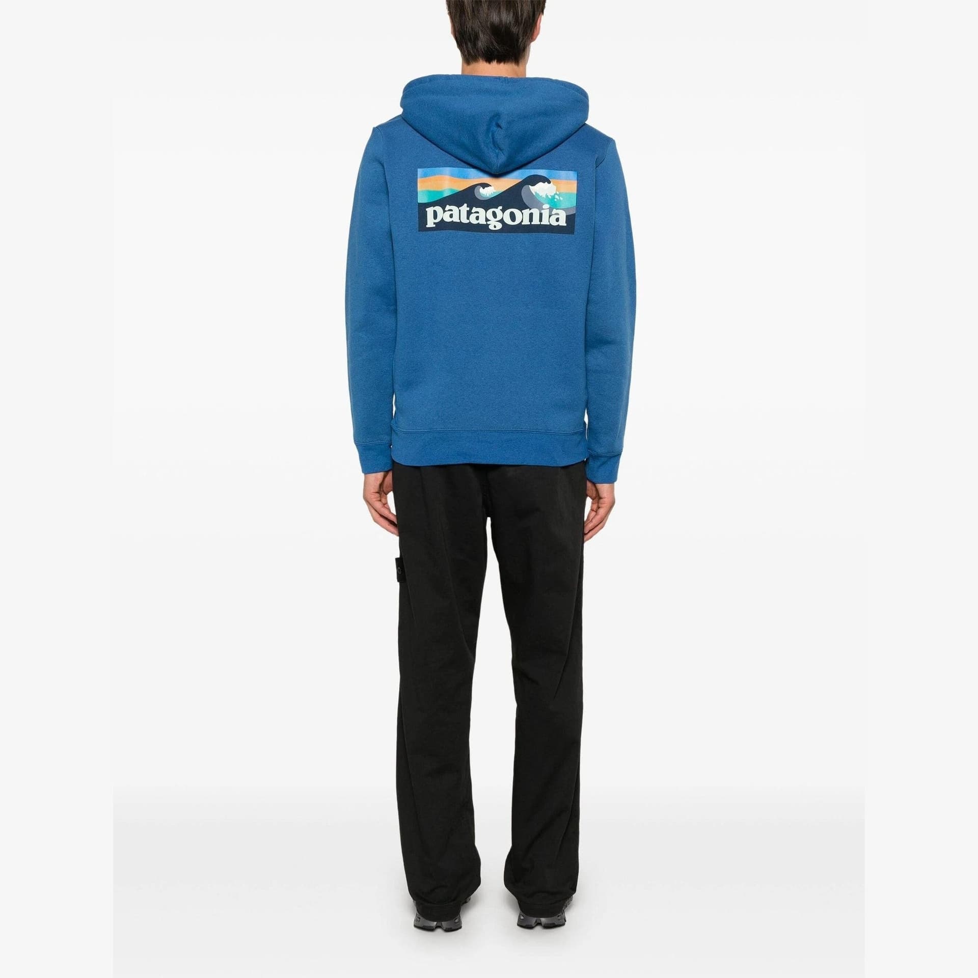 Felpa Patagonia Boardshort Logo Uprisal Hoody endless blue