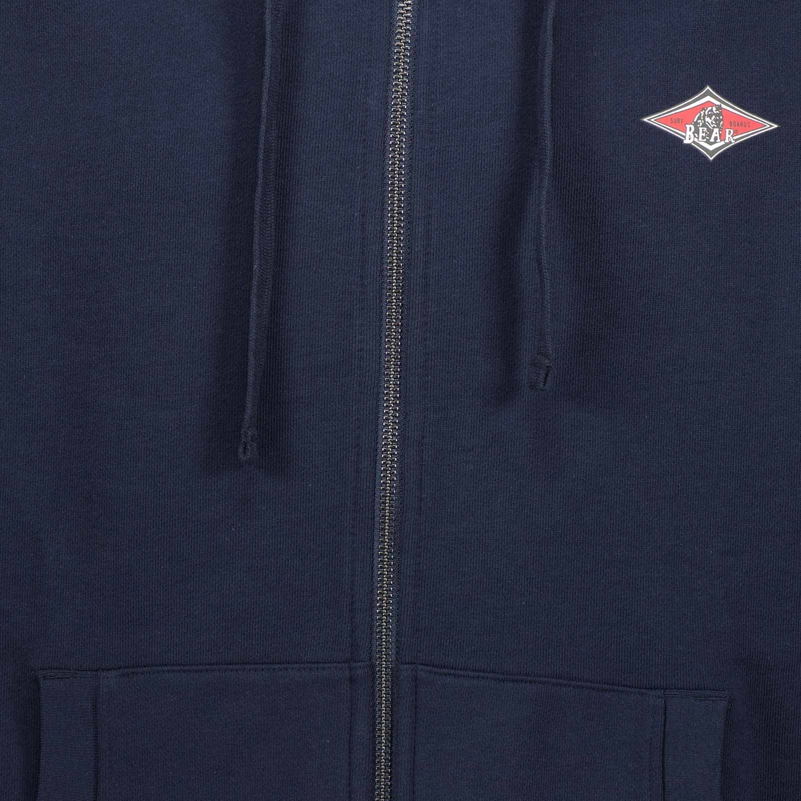 Felpa Bear Full Zip Small Logo sky captain - 3