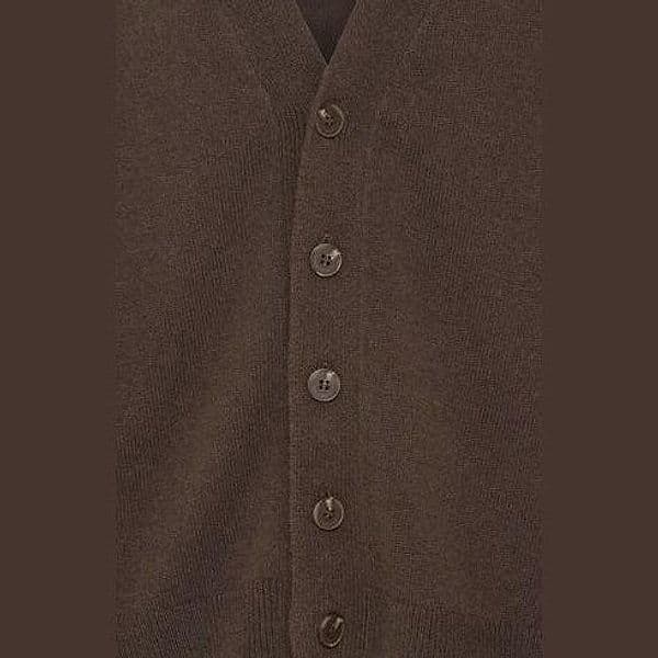 Maglione Solid Rick cardigan slate