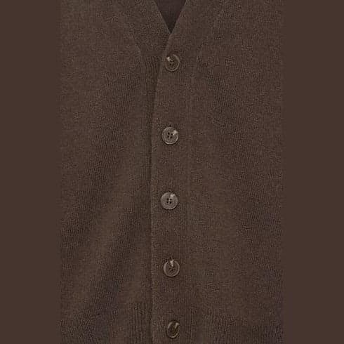 Maglione Solid Rick cardigan slate