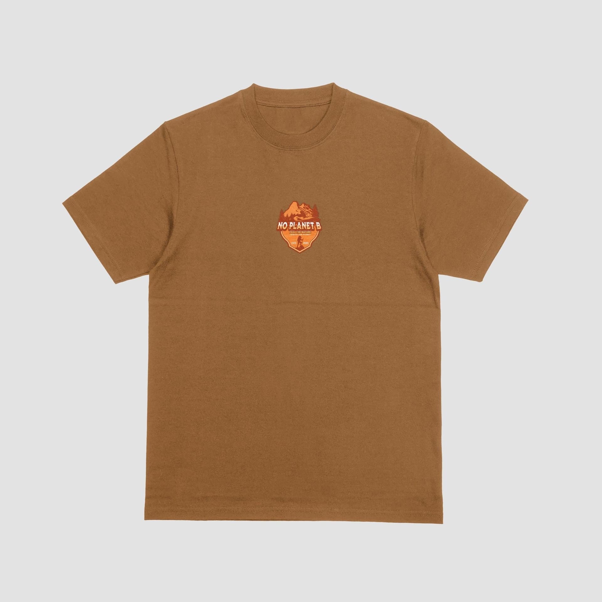 Junglo T-shirt No PlanetB Forest rust