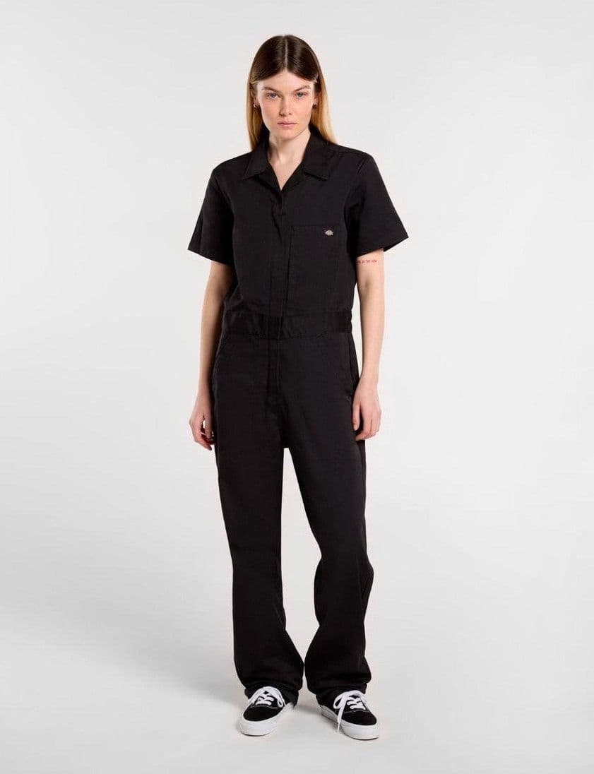 Tuta Dickies Short Sleeve Coveralls black