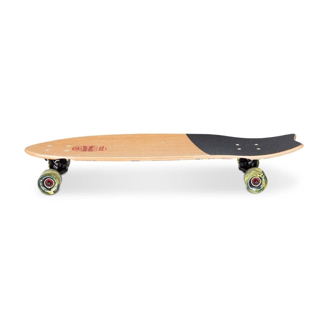 Skateboard Cruiser Ghettoblaster Teak Geroglific Fis tail 30" -9"
