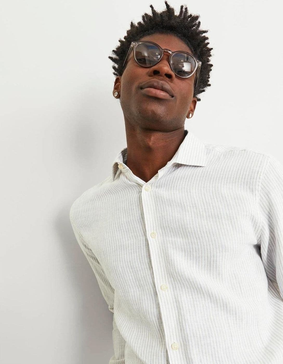 Camicia Jack & Jones Parker Linen travertine - 4