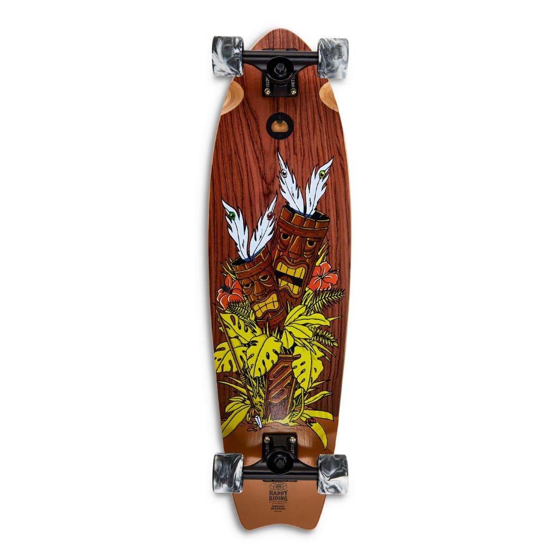 Skateboard Cruiser Ghettoblaster  Mogano Tki Totem Fish Tail  33" -9,5" - 14