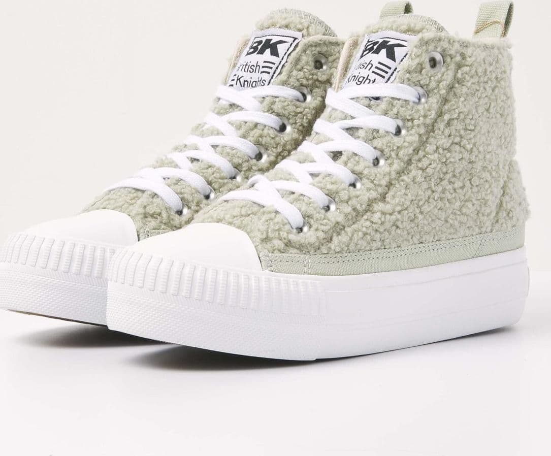 Scarpe sneakers British Knight Kaya Mid safe off white green - 3