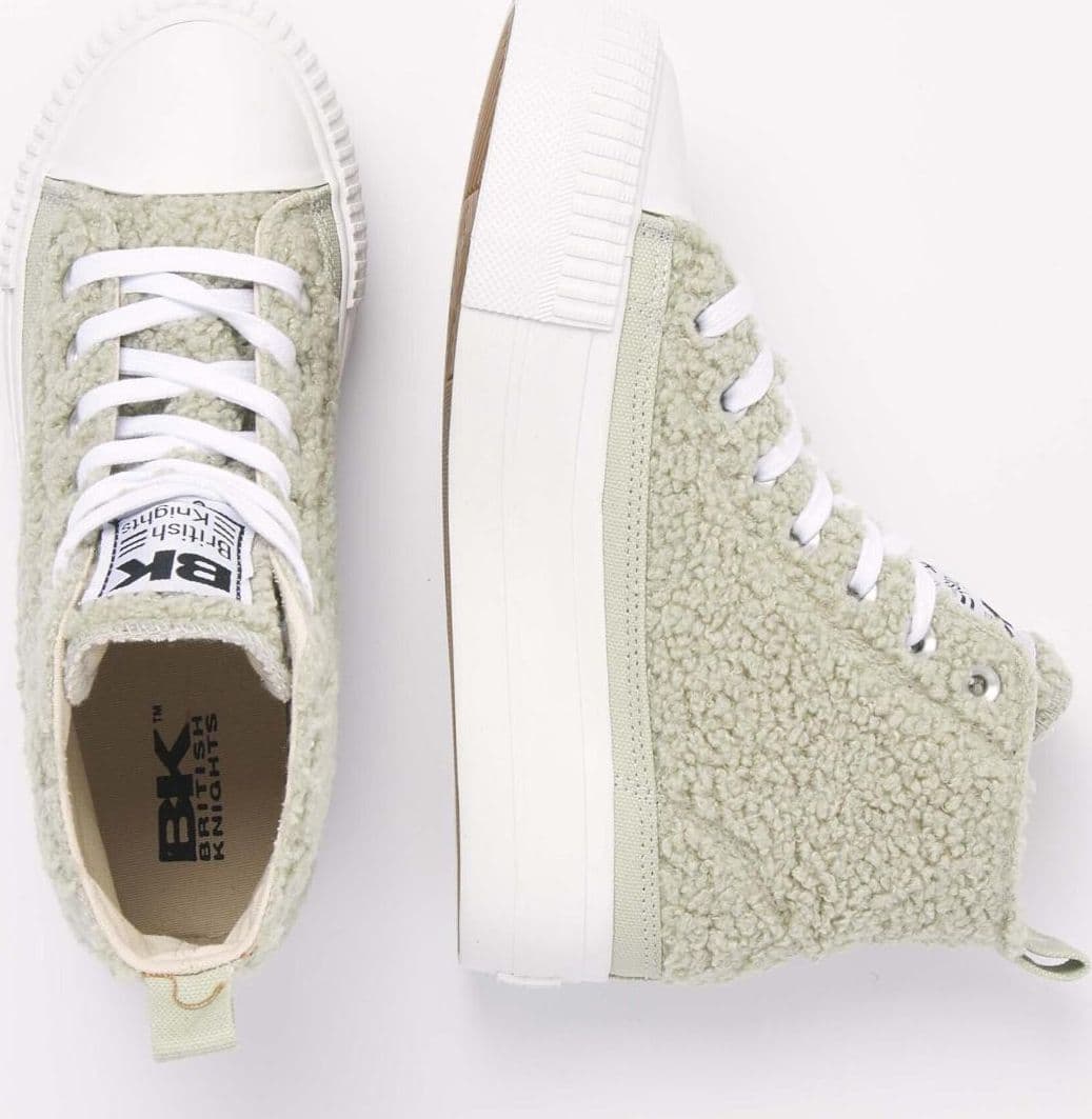 Scarpe sneakers British Knight Kaya Mid safe off white green - 4