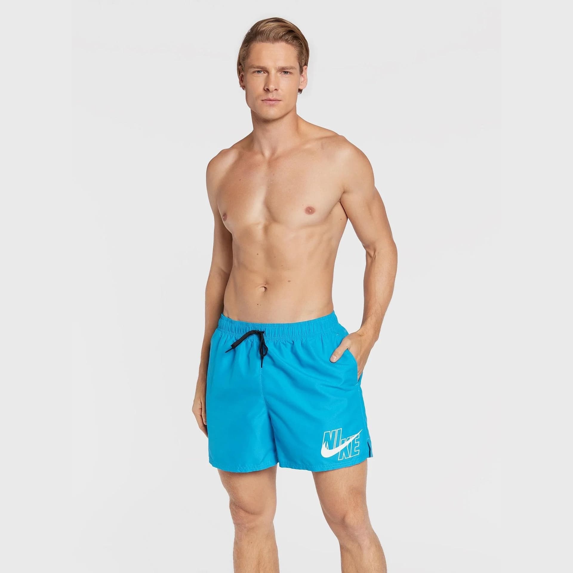 Costume Nike Logo 5'' Volley Short laser blue - 4