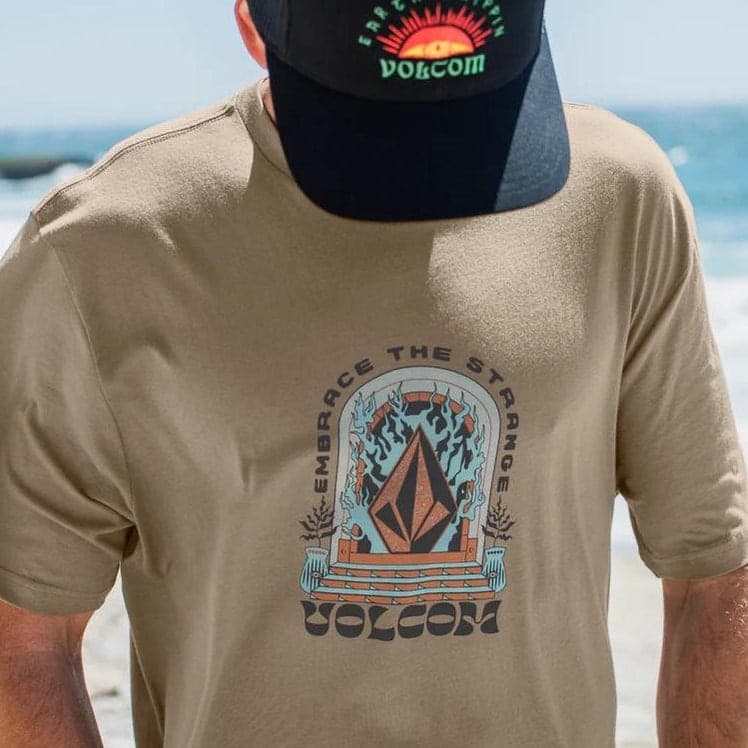 T-shirt Volcom Sacred Stone teak - 5