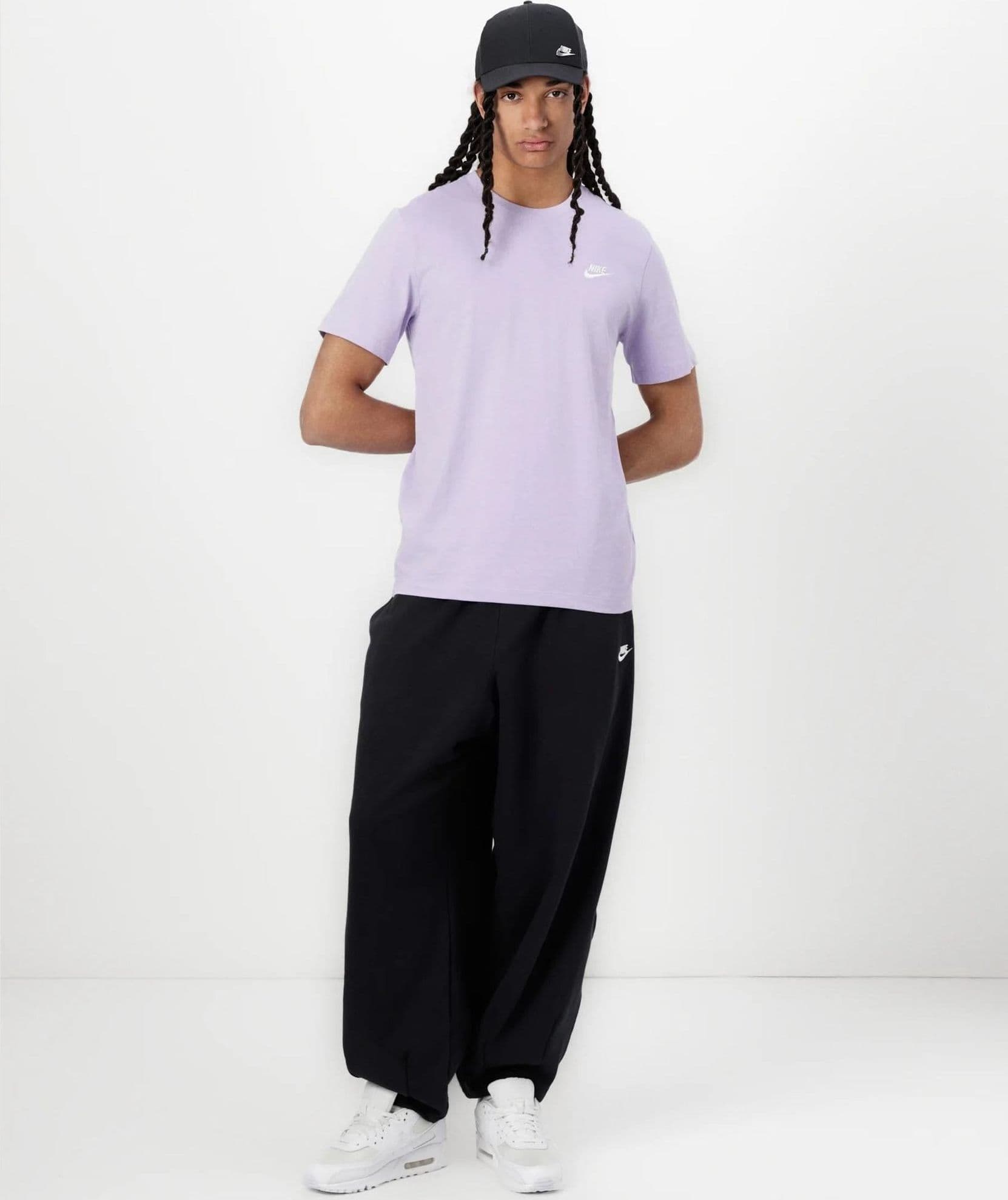 T-shirt Nike Sportswear Club 515 lilla - 4