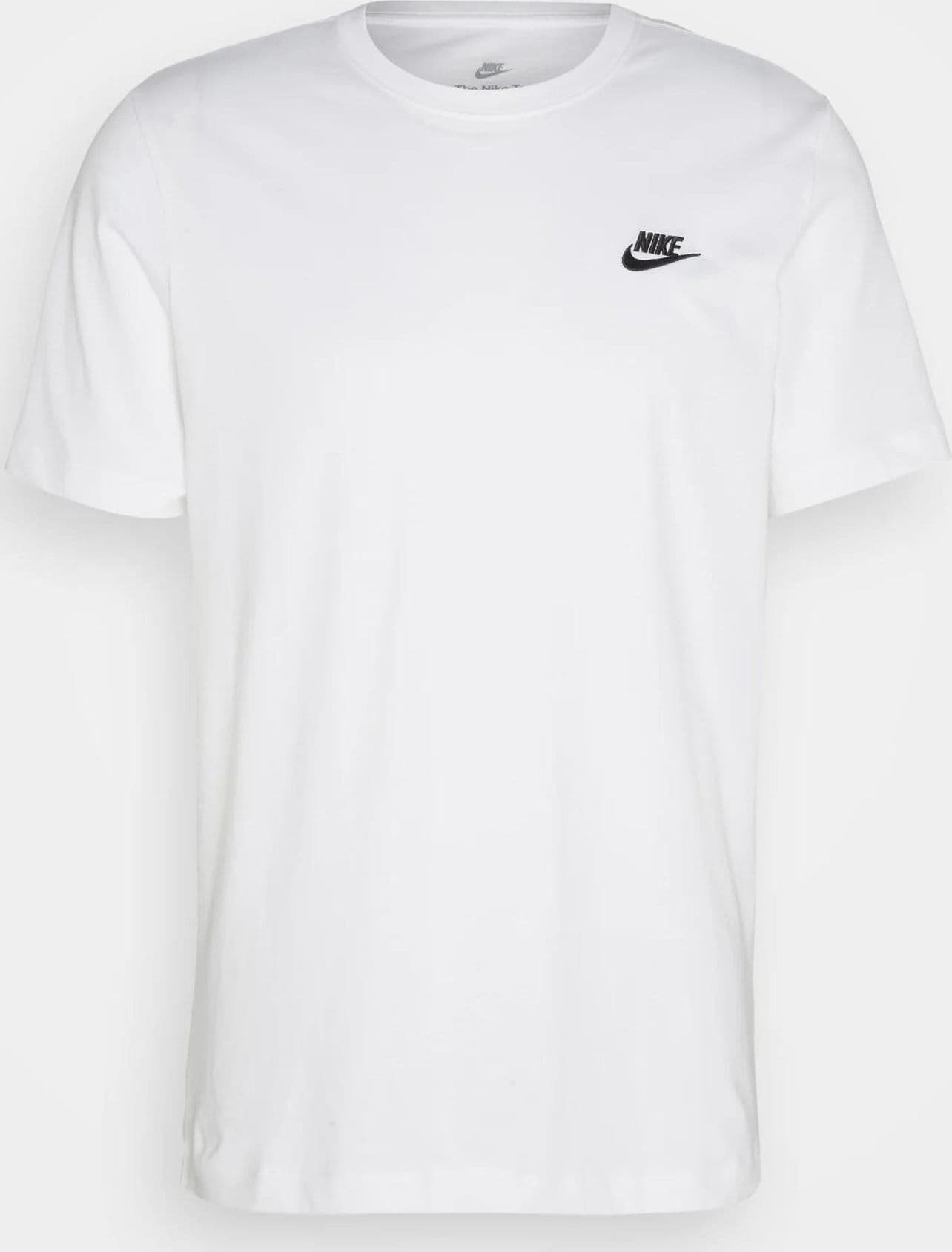 T-shirt Nike Sportswear Club101 white black