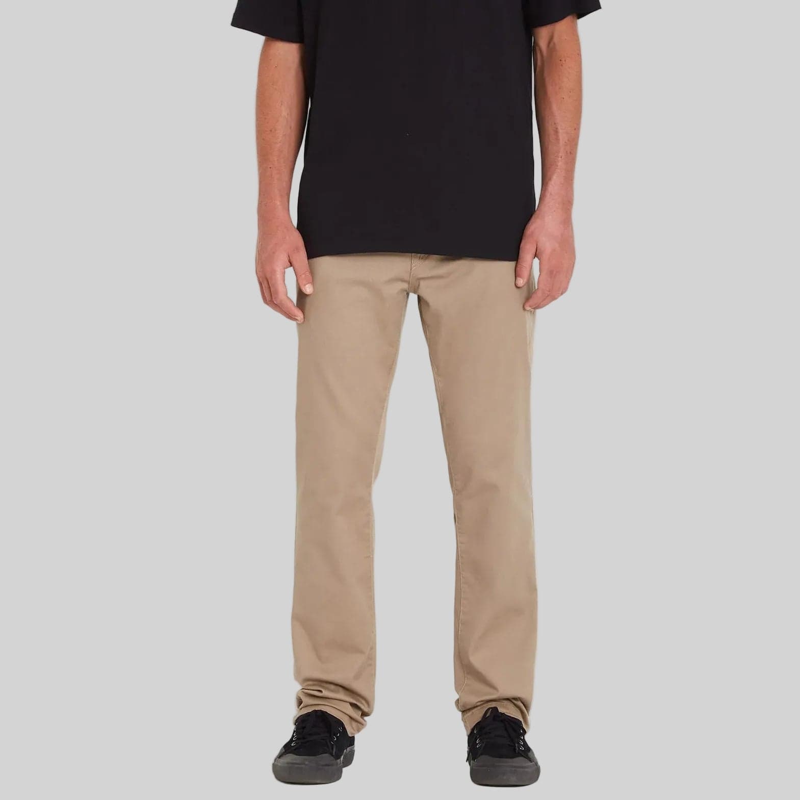 Pantaloni Volcom Frickin Modern Stretch khaki - 4