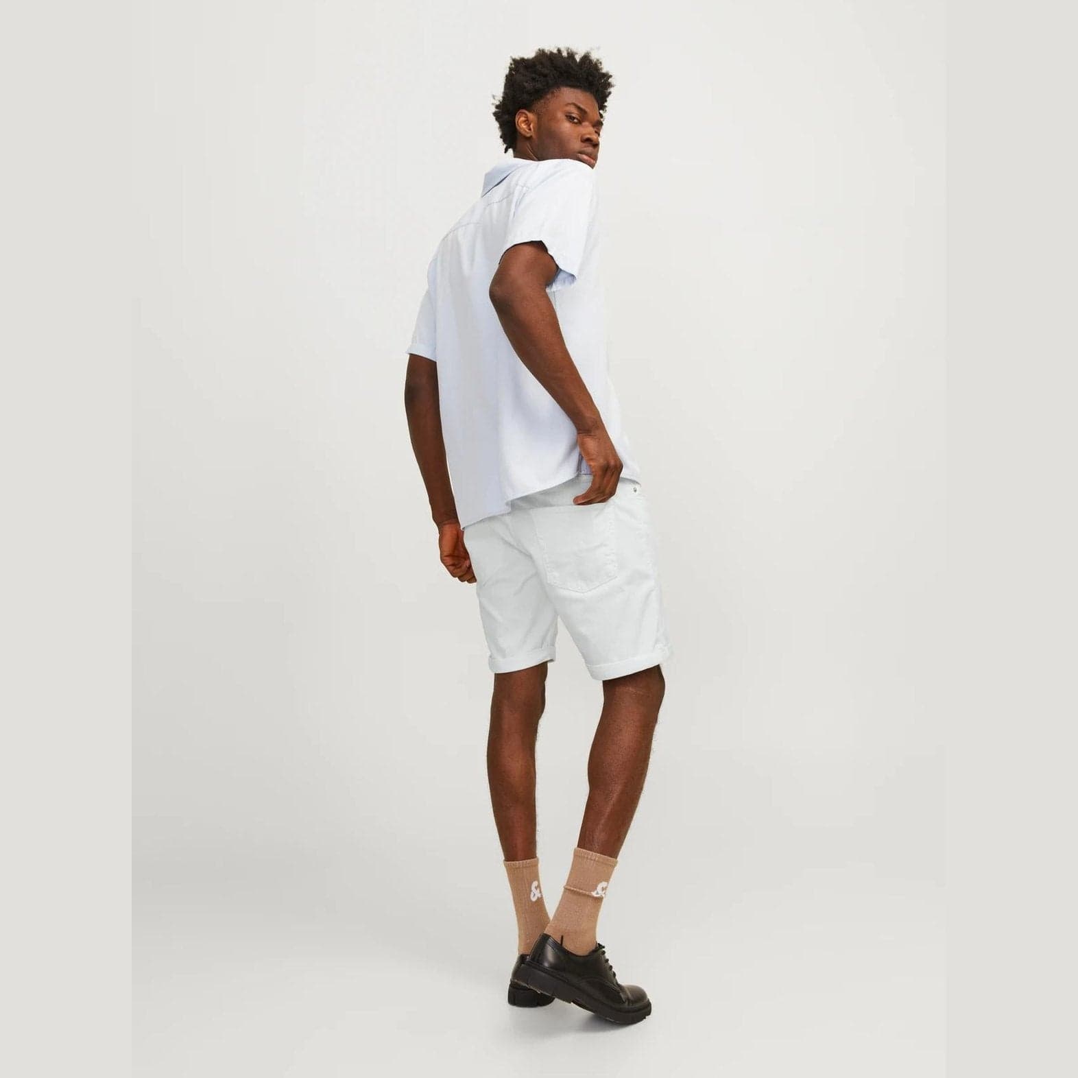 Short Jack & Jones Rick white denim - 5