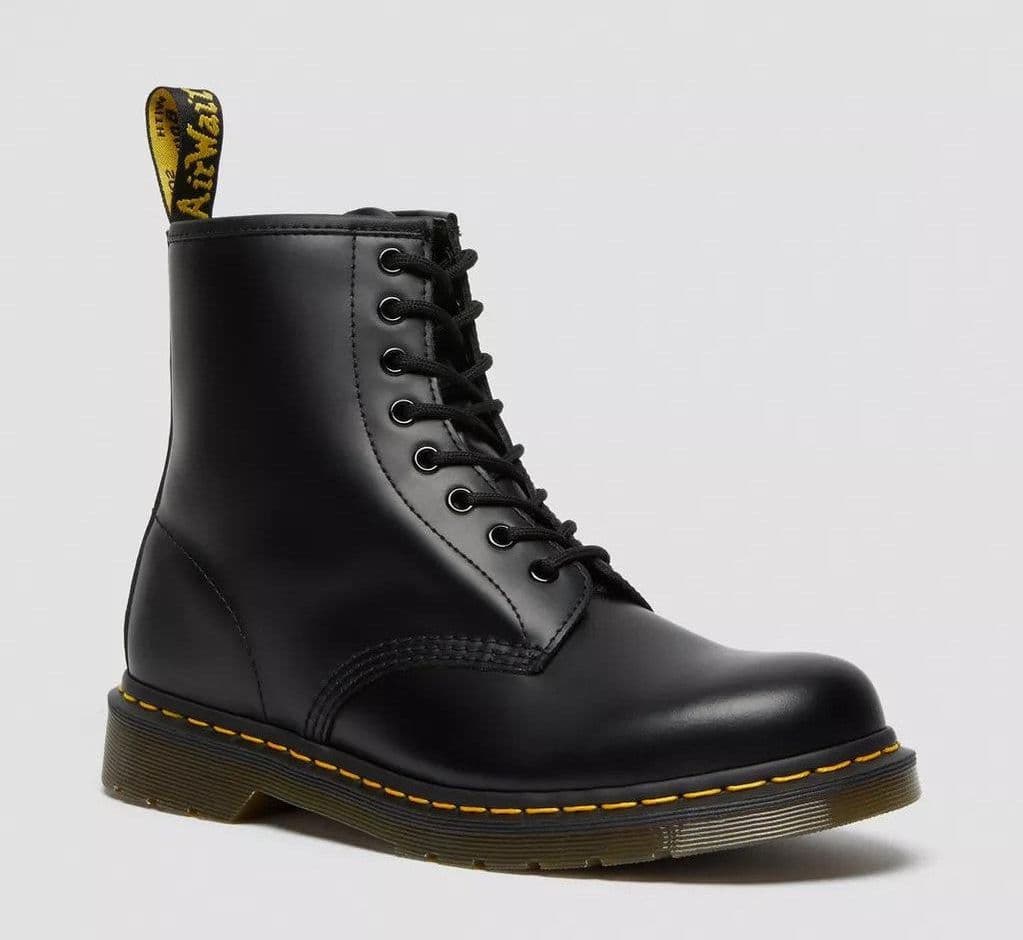 Stivali Dr Martens 1460 smooth 8 eye black