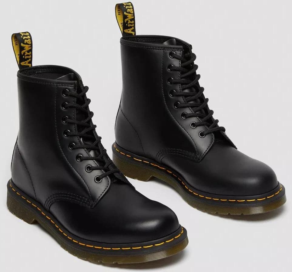 Stivali Dr Martens 1460 smooth 8 eye black