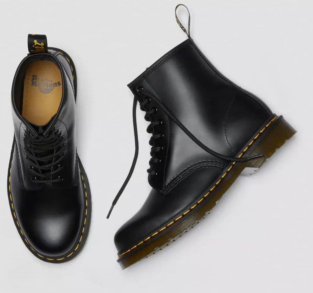 Stivali Dr Martens 1460 smooth 8 eye black