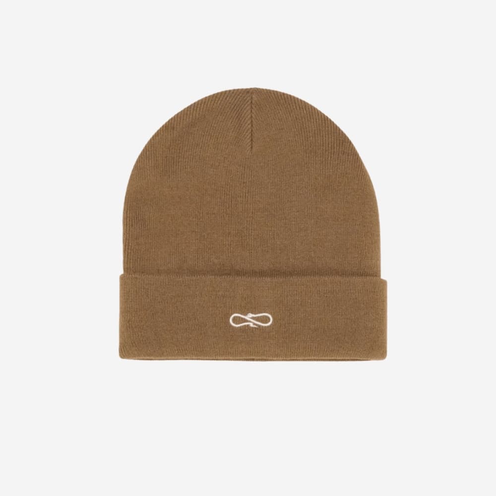 Cappello beanie Propaganda Logo brown