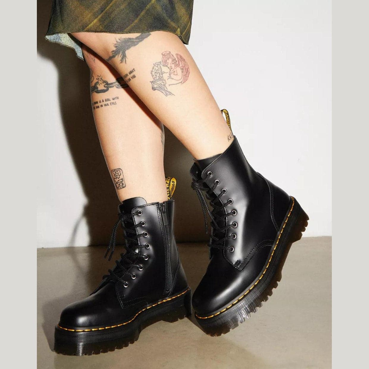 Stivali Dr Martens Platform Jadon Smooth black - 7
