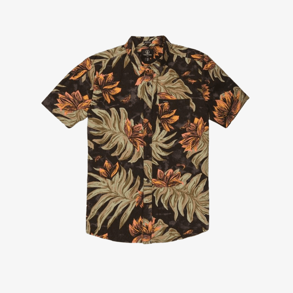 Camicia Volcom Cam Marble floral black - 5