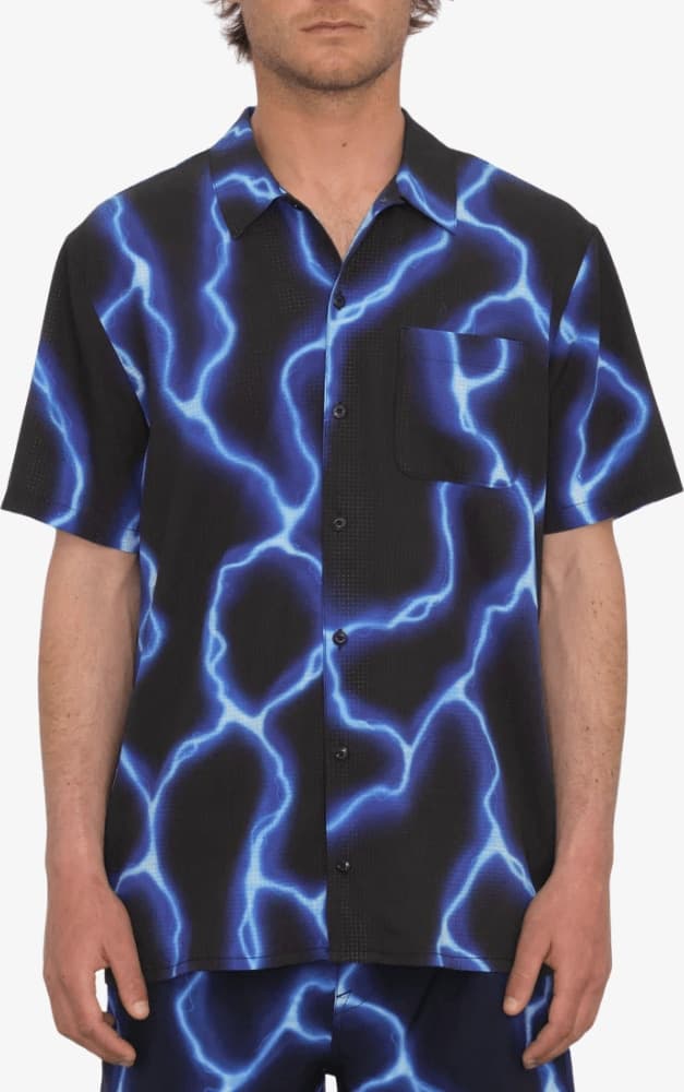 Camicia shirt Volcom Featured Artist Travis Spinks black - 3