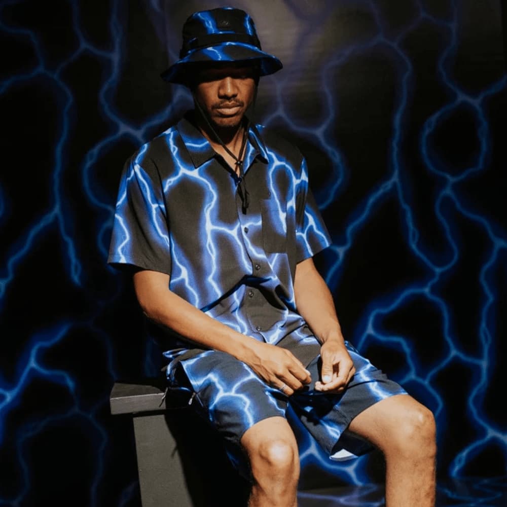 Camicia shirt Volcom Featured Artist Travis Spinks black - 5