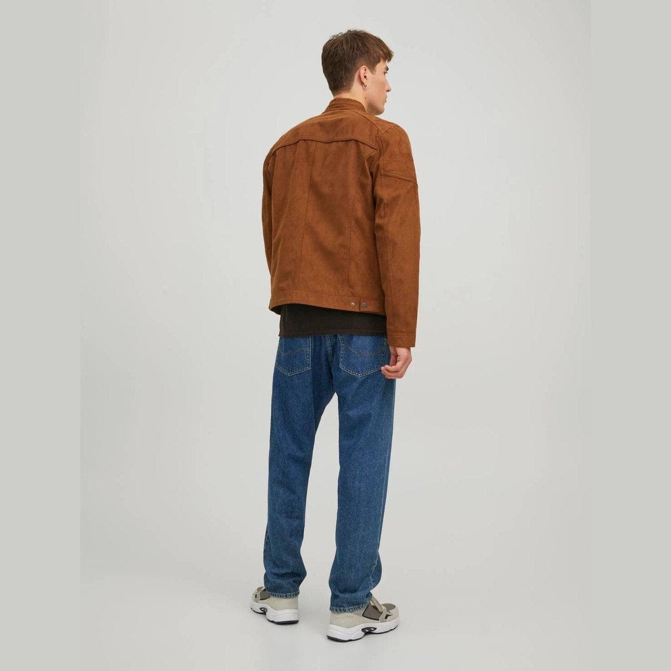 Giacca Jack & Jones Rocky Suede cognac - 5