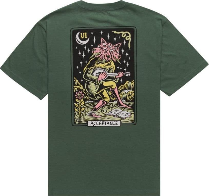 Maglietta T-shirt Element Acceptan dark green