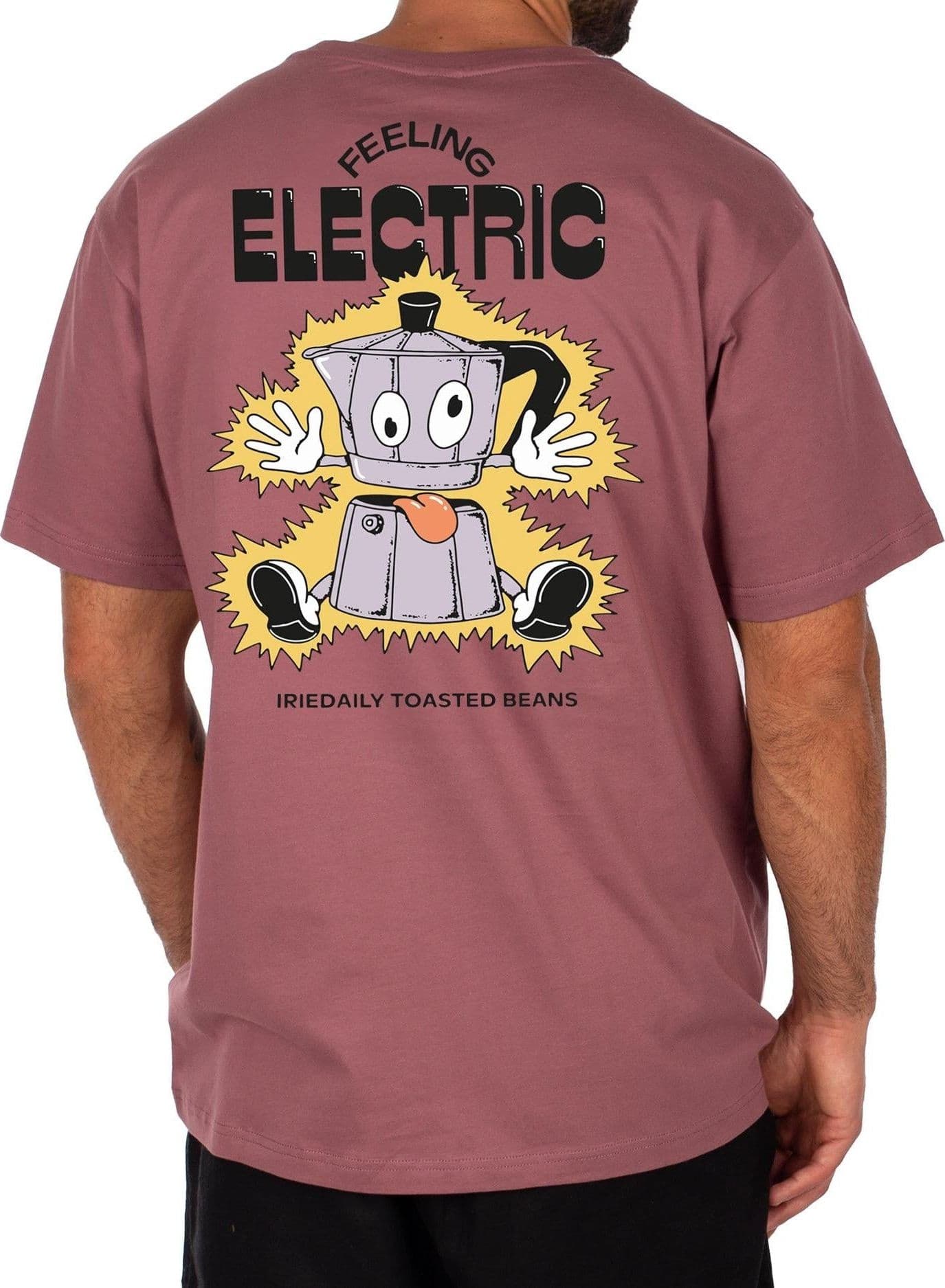 Maglietta T-shirt Iriedaily Coffeelectric plum