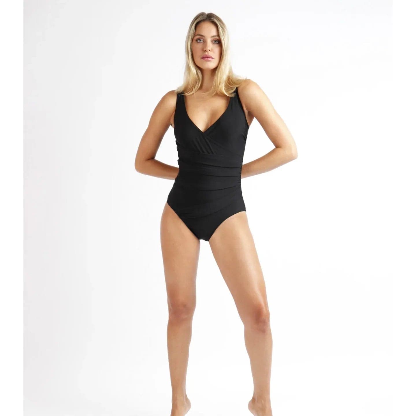 Costume da Bagno Donna Admas 11424-0 Curvy Fold Riduttore Nero Snellente - 4