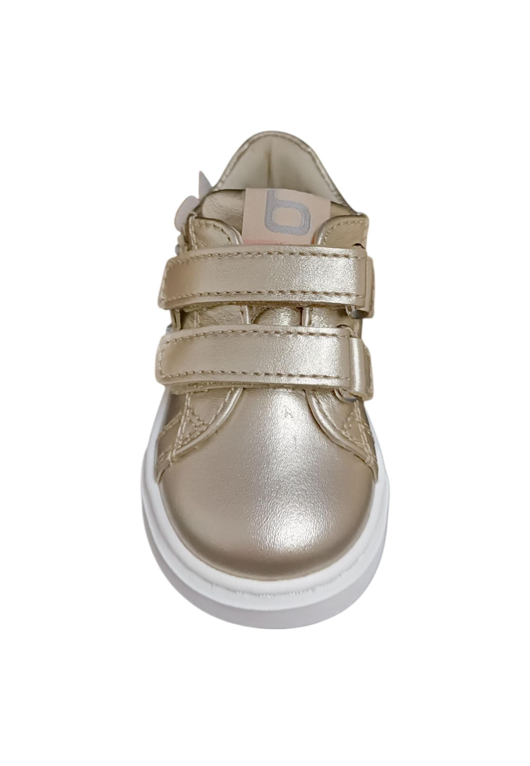 Sneakers primi passi bambina Balducci Cita oro pelle - Eleganza preziosa con velcro in Ballerine Scarpetteria Gica - Trani, commercioVirtuoso.it