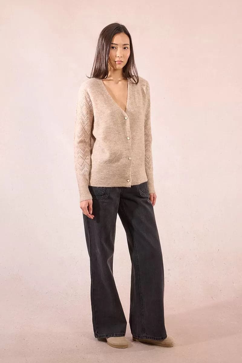 Cardigan lavorato in maglia in Giacche Kanal 32 - Santa Maria di Licodia, commercioVirtuoso.it