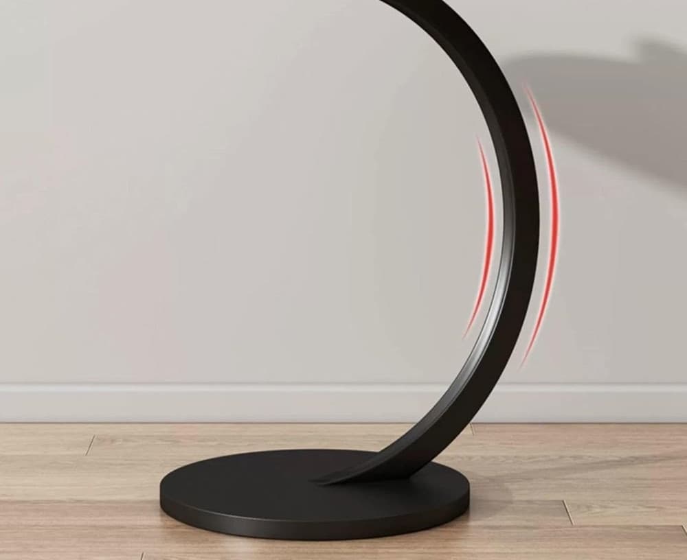 TAVOLINO LATERALE A FORMA DI C MODERNO ELEGANTE PER SOGGIORNO SALOTTO DIVANO CAMERA - 18